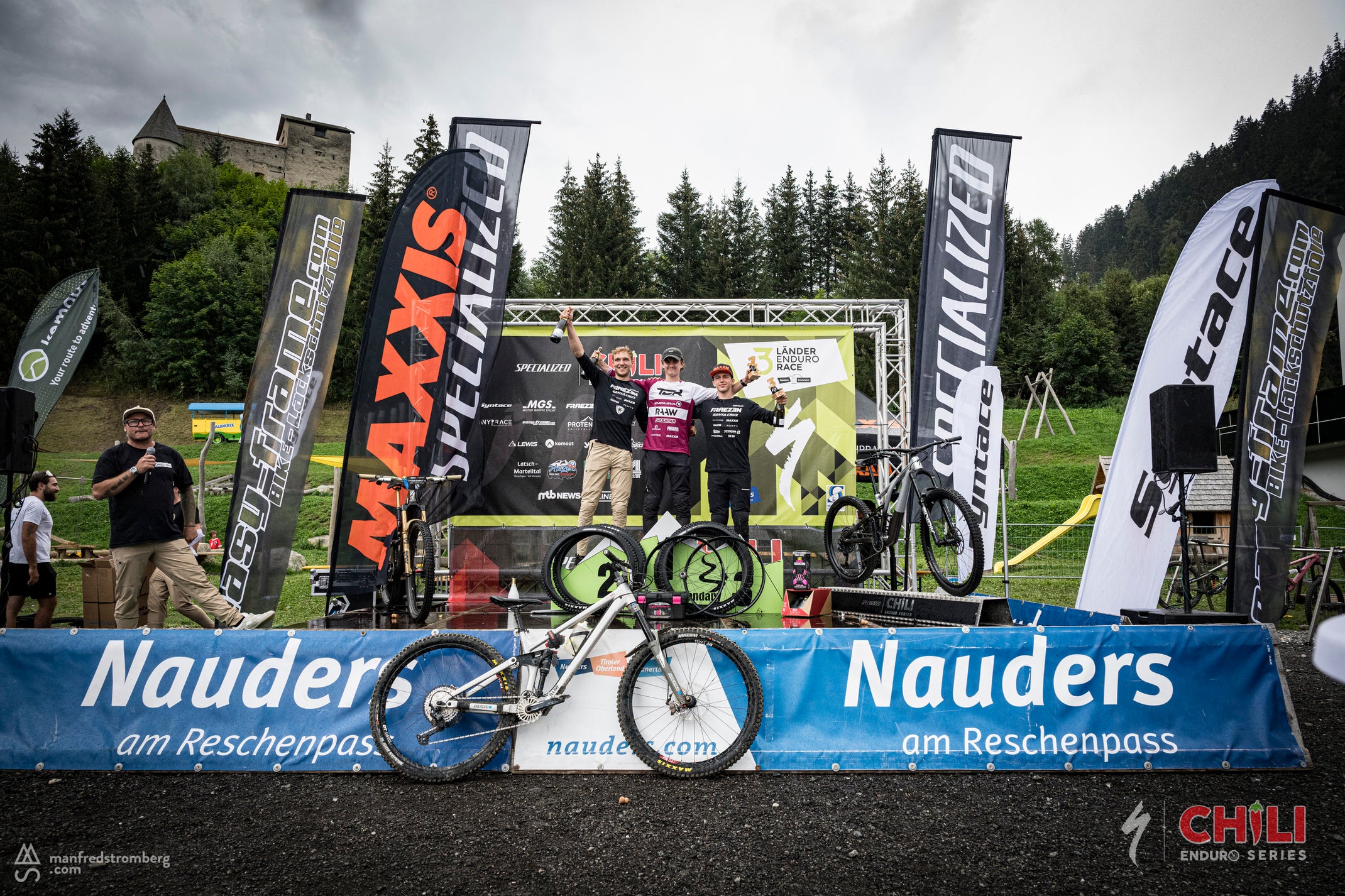 Traction Development Team at the Chilimotion Enduro Series in Nauders: Success, Determination, and a Bit of Bad Luck