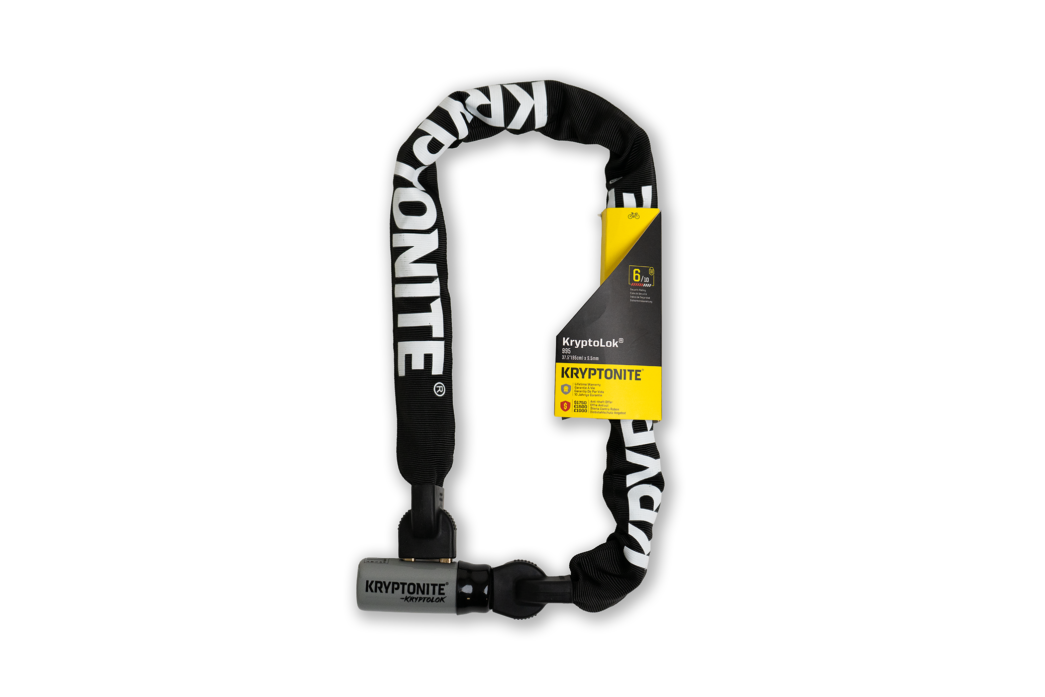 fahrradschloss im angebot KRYPTONITE chain lock KryptoLok Integrated Chain 995