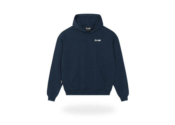 RAAW Hoodie Two Oversized Navy